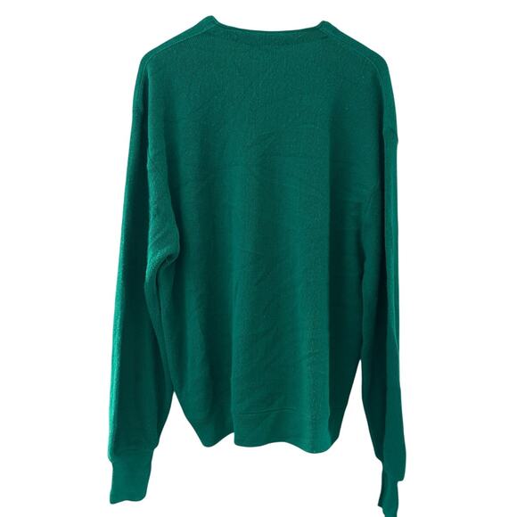 Vintage Izod Lacoste Green Grandpa Cardigan Sweater Size XL - Picture 3 of 9
